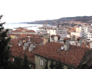 Vista di Trieste dall'alto