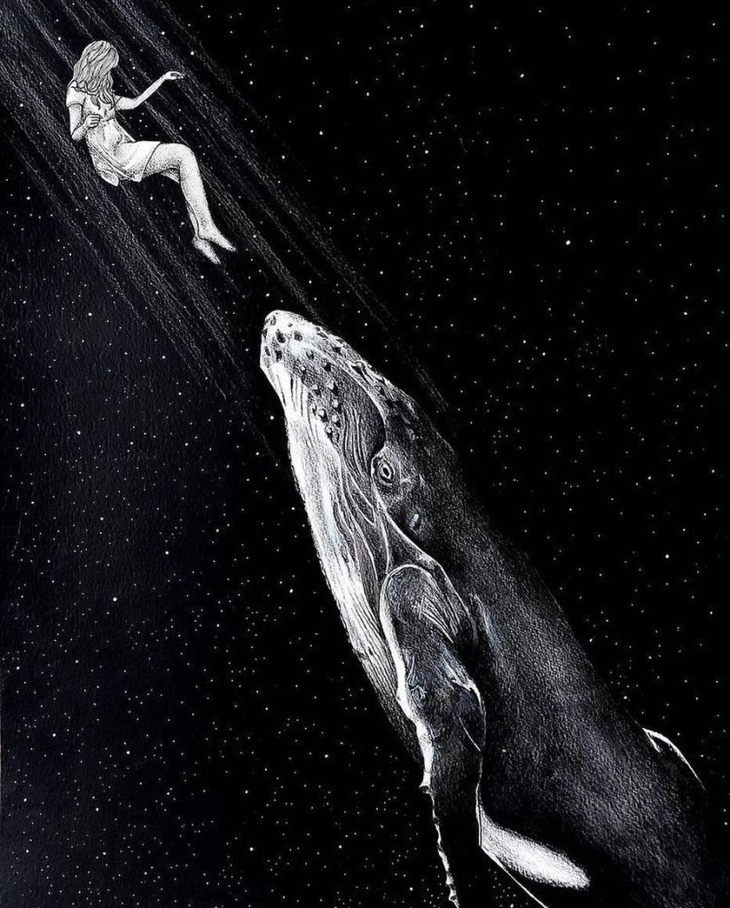 Illustrazione di L.T.G - Artes (aka Ana Novaes) - L'orca
